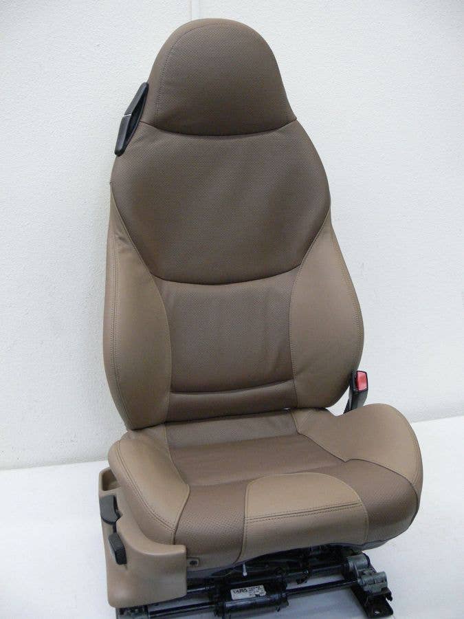 Bmw E37 1996 2002 Seat Fnt Set Leather 0453 Parchment Style 3 - 2000 Bmw Z3 Replacement Seat Covers