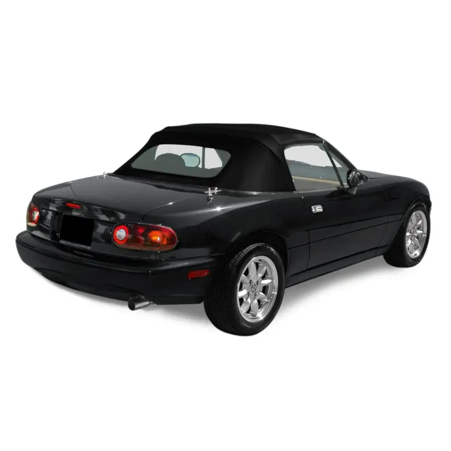 90-97 Mazda Miata MX5 NA Soft Convertible Top (Black) 1 Small Tear Above LH  Door 
