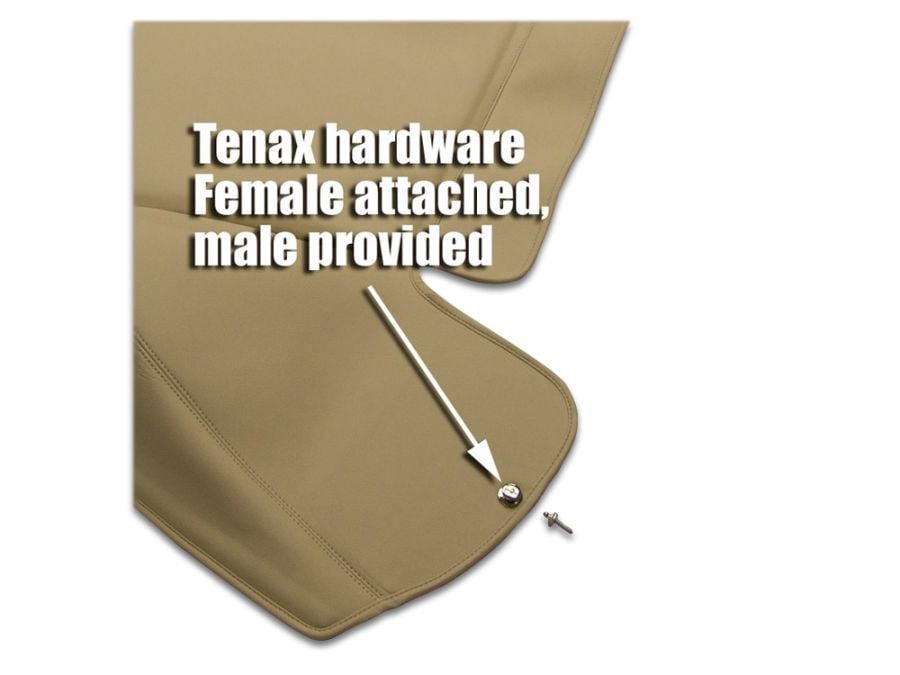 Jaguar 1997-2007 XK8 Boot Cover, Vinyl 5001 Black, with sewn Jaguar 1997-2007 XK8 Boot Cover, Vinyl 5001 Black, with sewn