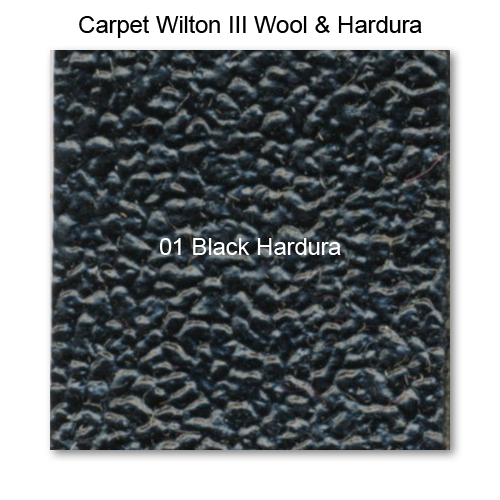 Carpet  01 Black, 52" wide