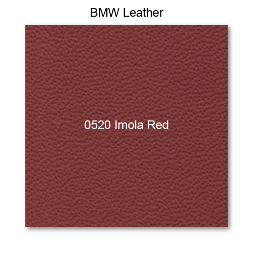 BMW E46 2000-2006, Seat Fnt Backrest, Leather, 0520 Imola Red, Style #3, M3 Coupe, Sport