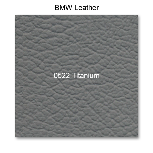 BMW E46 2000-2006, Armrest Fnt, Leather, 0522 Titanium