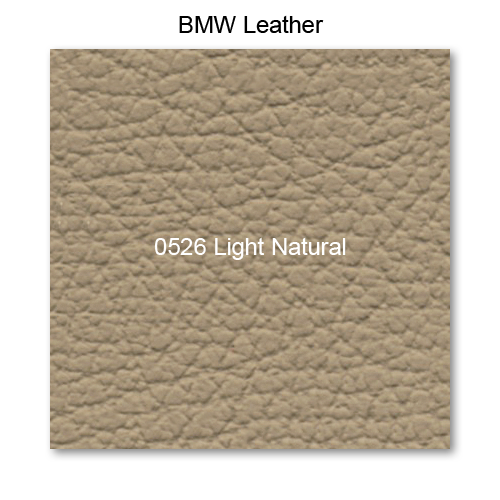 BMW E46 2000-2006, Armrest Fnt, Leather, 0526 Lt Natural