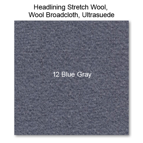 Headliner Material Broadcloth raw material, 12 Blue gray 