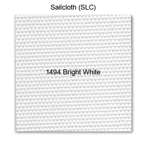 Vinyl Topping Material Sailcloth 60" Wide, 1494 Bright White
