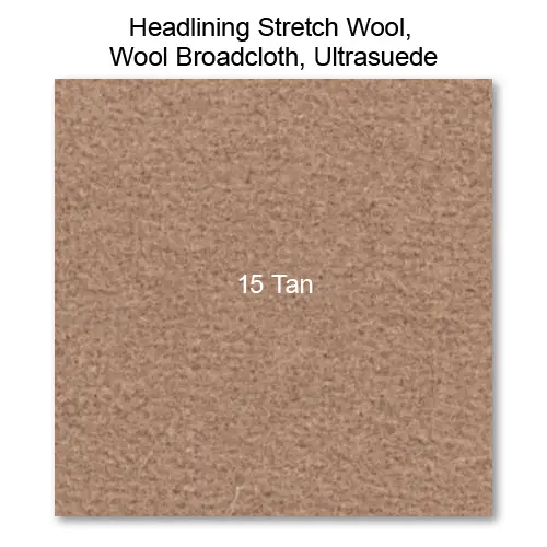 Headliner Material Broadcloth raw material, 15 Tan 
