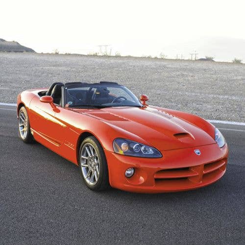 Convertible Top for Dodge Viper 2003-2010  Glass Not Included 231 Black-Black TwillFast II Soft Top