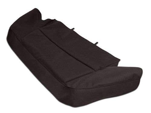 Jaguar 1993-1994 XJS Boot Cover, TwillFast II Canvas 221 Black-Tan, with sewn-in hardware