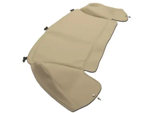 Jaguar 1997-2007 XK8 Boot Cover, Vinyl 5029 Ivory, with sewn-in hardware