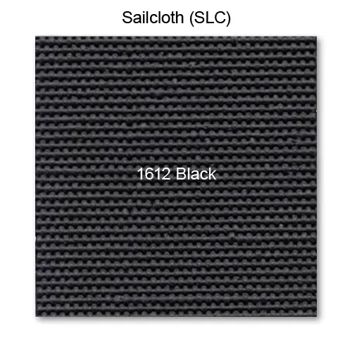 Vinyl Topping Material Sailcloth 60" Wide, 1612 Black
