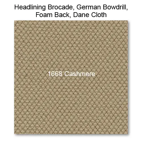 Headliner Material Foam Back raw material, 1668 Cashmere 