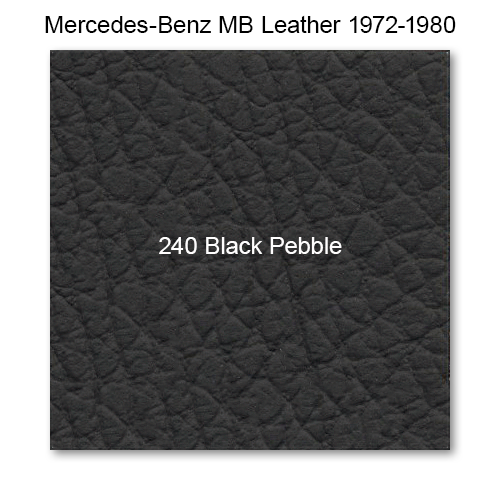 Mercedes 116 1976-1980, Headrest, Leather, 240 Black Pebble
