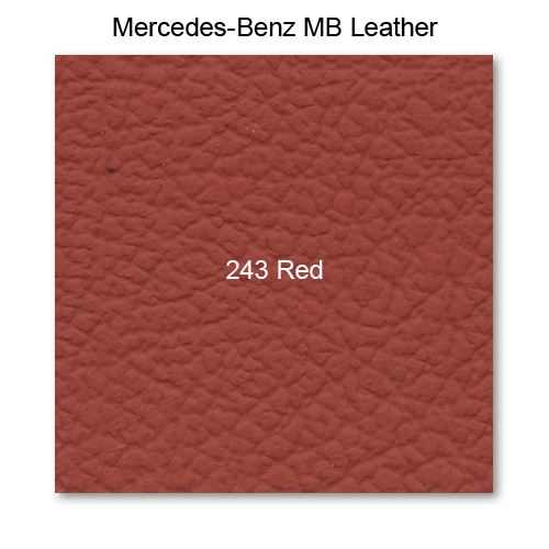 Mercedes 108 1965-1973, Headrest Fnt, Leather, 243 Red