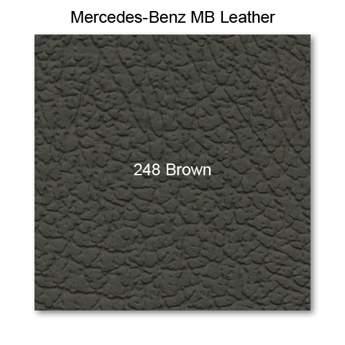 Mercedes 109 1966-1972, Armrest Fnt Dbl 17", Leather, 248 Brown, Clmn Shift