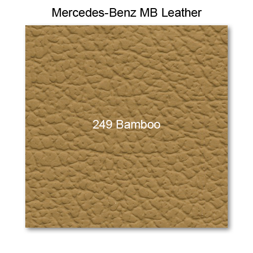 Mercedes 114 1968-1972, Seat Fnt Backrest Rr Panel, Leather, 249 Bamboo, Sedan