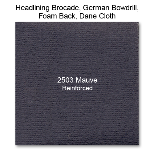 Headliner Material Foam Back Reinforced raw material, 2503 Mauve 60" wide