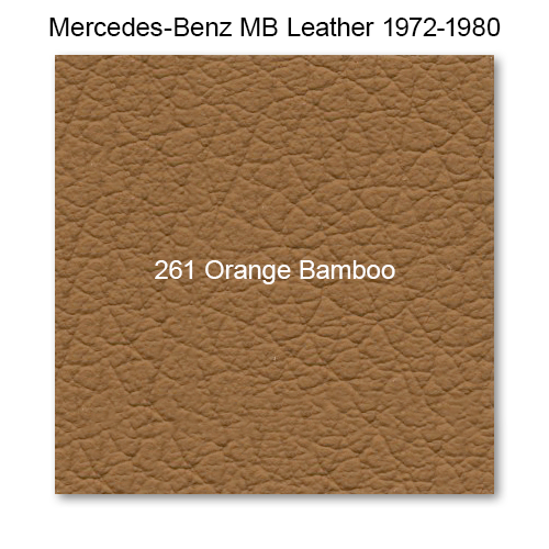 Mercedes 114 1973, Seat Fnt Backrest, Leather, 261 Orange Bamboo, Sedan, 5 Pleat