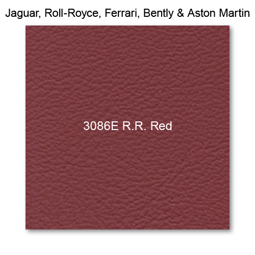 Mercedes 187 1951-1954, Seat Fnt Backrest Rr Panel, Leather, 3086E RR Red