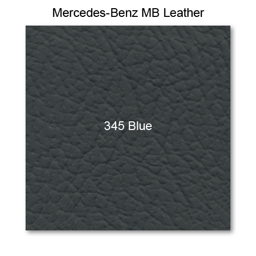 Mercedes 111 1961-1962, Seat Fnt Bottom, Leather, 345 Blue, 5 Pleat
