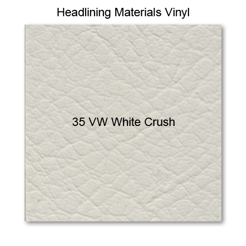 Vinyl Headliner raw material, 35 White 