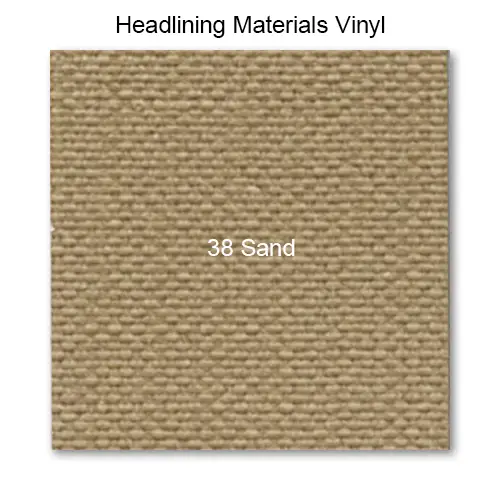 Vinyl Headliner raw material, 38 Sand 55" wide