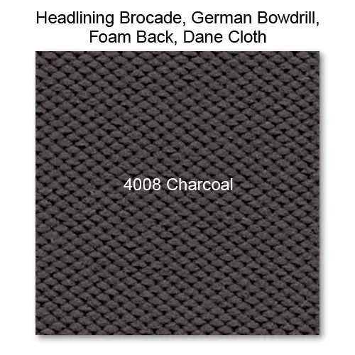 Headliner Material Foam Back raw material, 4008 Charcoal 