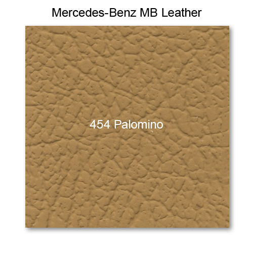 Mercedes 123 1980-1982, Seat Fnt Bottom, Leather, 454 Palomino, Wagon, Single Stitch, 6 Pleat
