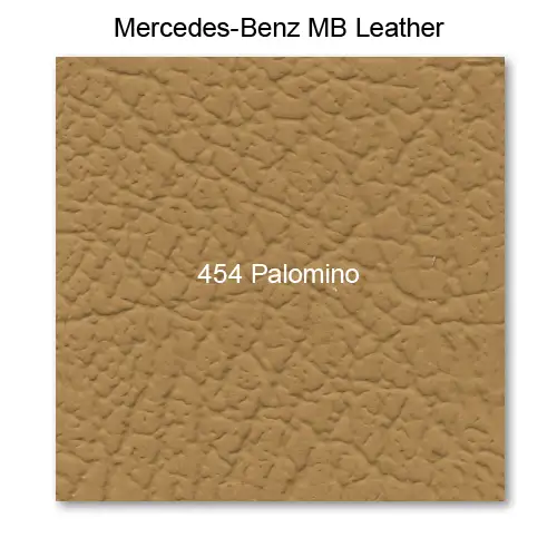 Mercedes 126 1985-1988, Headrest Rr, Leather, 454 Palomino, Sedan