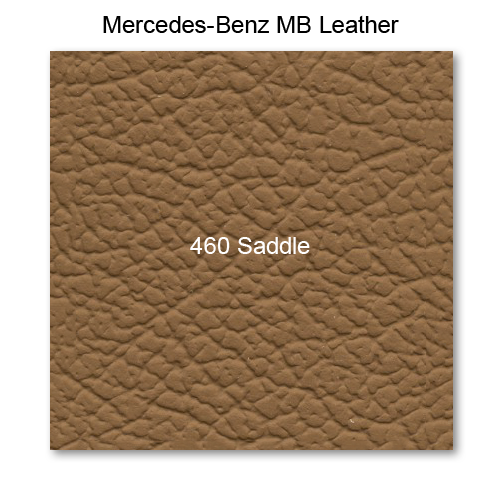Mercedes 140 1991-1993, Armrest Fnt, Leather, 460 Saddle, No Lid Compartment, Plain