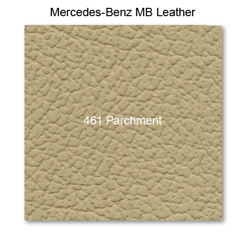 Mercedes 140 1991-1993, Armrest Fnt, Leather, 461 Parchment, No Lid Compartment, Plain