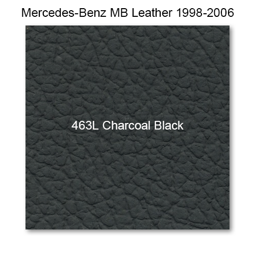Mercedes 208 1998-2003, Seat Rr Bottom, Leather, 463L Charcoal, Cabriolet