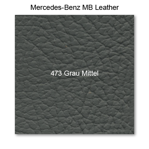 Mercedes 163 1998-1999, Seat Fnt Bottom, Leather, 473 Grau Mittel