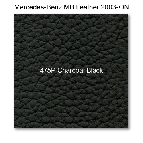 Mercedes 230 2003-2008, Headrest Fnt, Leather, 475P Charcoal
