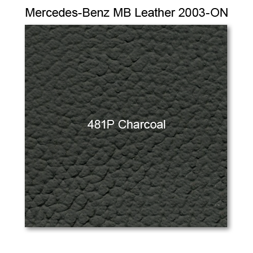 Mercedes 230 2003-2008, Headrest Fnt, Leather, 481P Charcoal