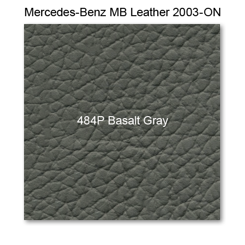 Mercedes 221 2007-2009, Headrest Fnt, Leather, 484P Basalt Gray