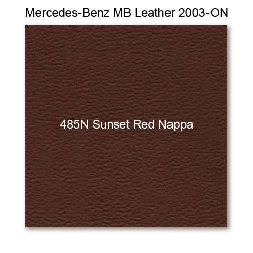 Salerno Leather, 485N Sunset Red 