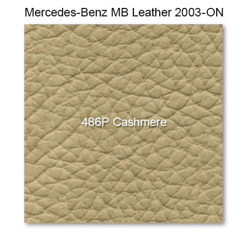 Mercedes 164 2006-2010, Headrest Fnt, Leather, 486P Cashmere