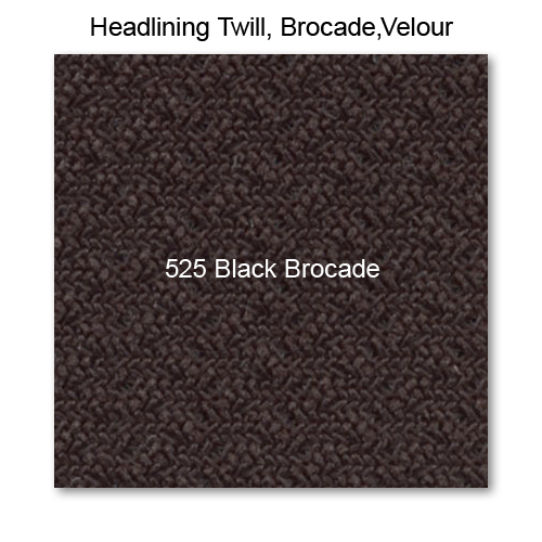 Headliner Material Brocade raw material, 525 Black 