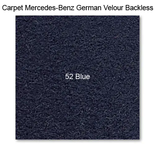 Carpet German Velour Backless 5260 Blue, 60" wide