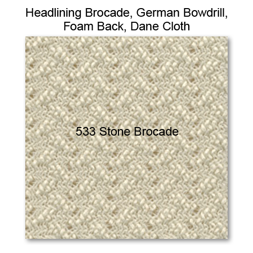 Headliner Material Brocade raw material, 533 Stone 