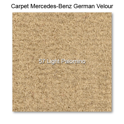 Carpet German Velour 57 Lt  Palomino, 60" wide