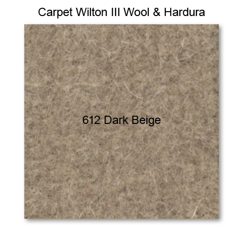 Carpet Wilton Wool III 612 Dark Beige, 42" wide
