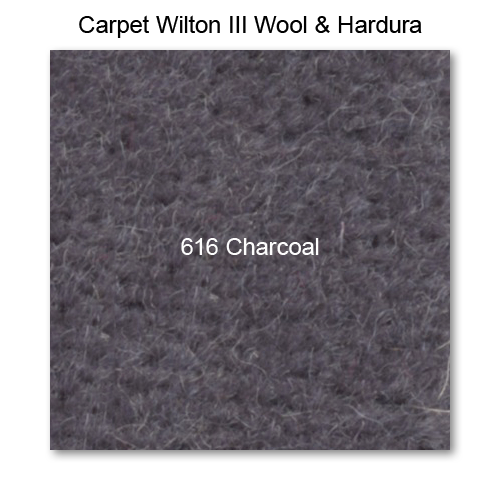 Carpet Wilton Wool III 616 Charcoal, 42" wide