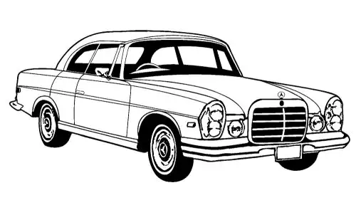 Carpet Kit for Mercedes 1959-1965, Sedan, W111, Manual Column Shift, without A/C