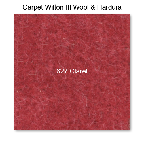 Carpet Wilton Wool III 627 Claret, 42" wide