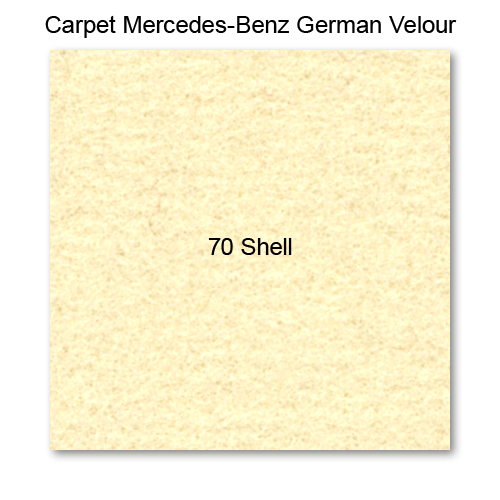 Carpet German Velour 70 Shell, 60" wide