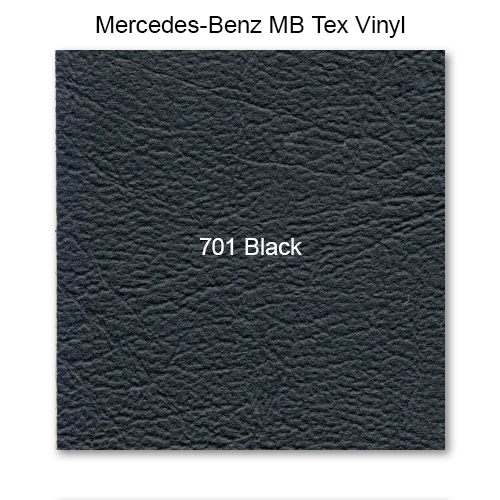 Mercedes 108 1965-1973, Headrest Fnt, Vinyl, 701 Black