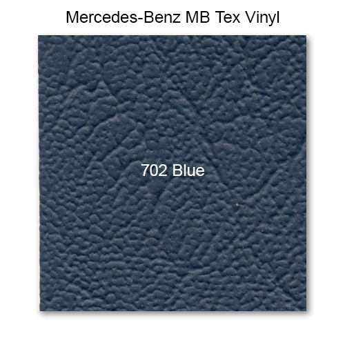 Mercedes 111 1963-1967, Seat Rr Bench Bottom, Vinyl, 702 Blue