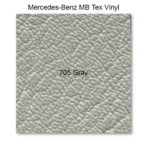 Mercedes 111 1960-1967, Armrest Fnt Single 17", Vinyl, 705 Gray, Clmn Shift