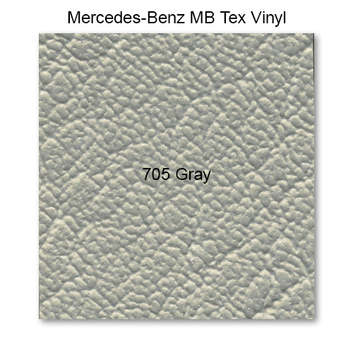 Mercedes 109 1966-1972, Armrest Fnt Dbl 13", Vinyl, 705 Gray, Flr Shift